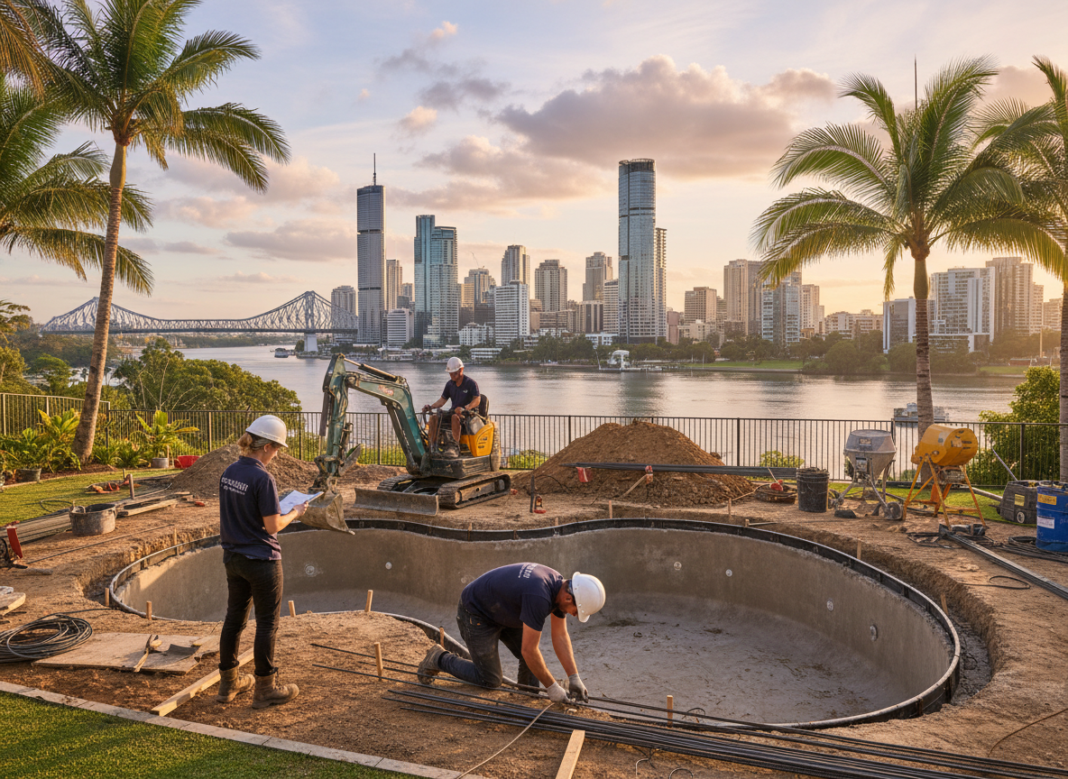 pool builders by Pool Builders Brisbane in Brisbane, QLD